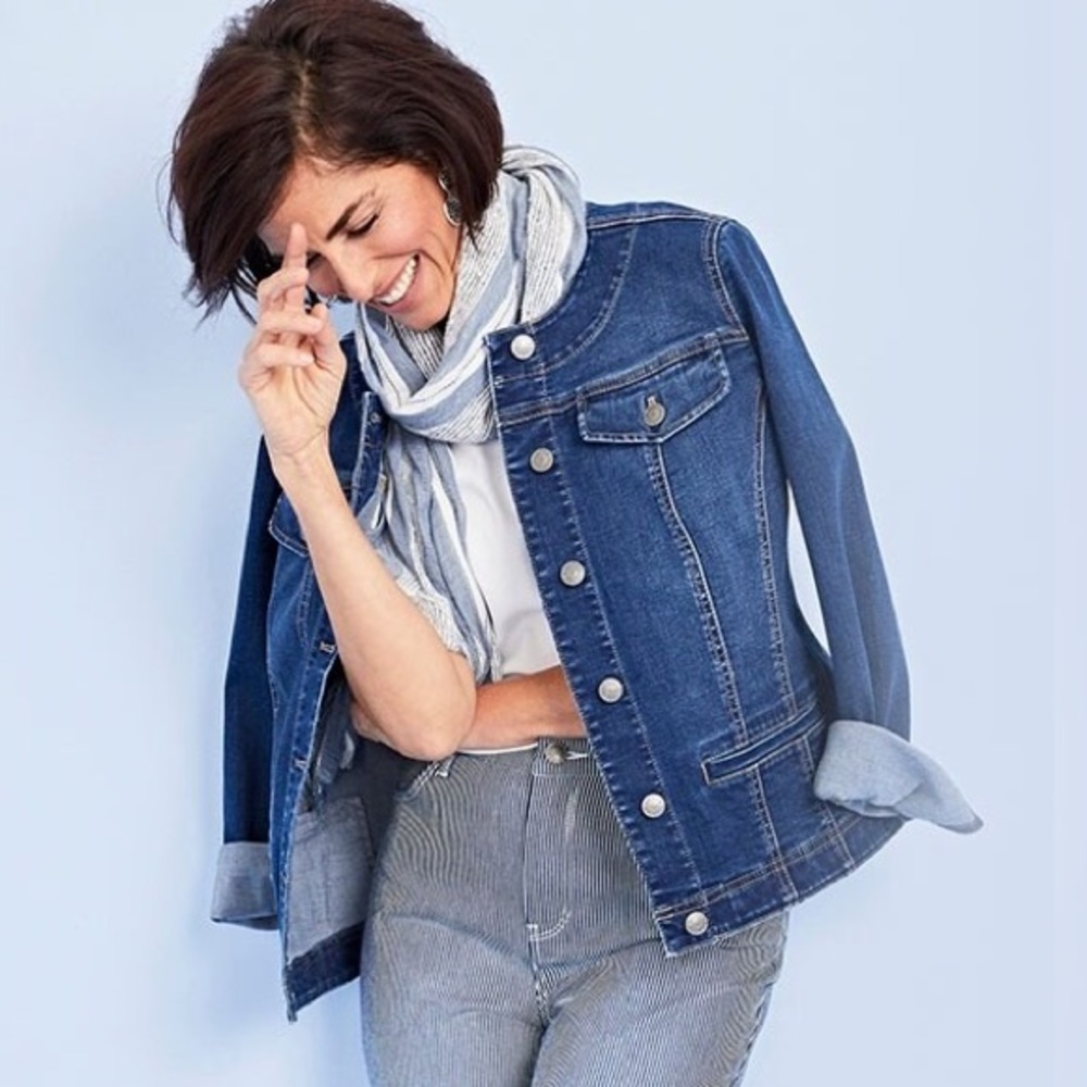 Chico’s Heritage Denim Jacket Size X-Large Chico’s Size 3